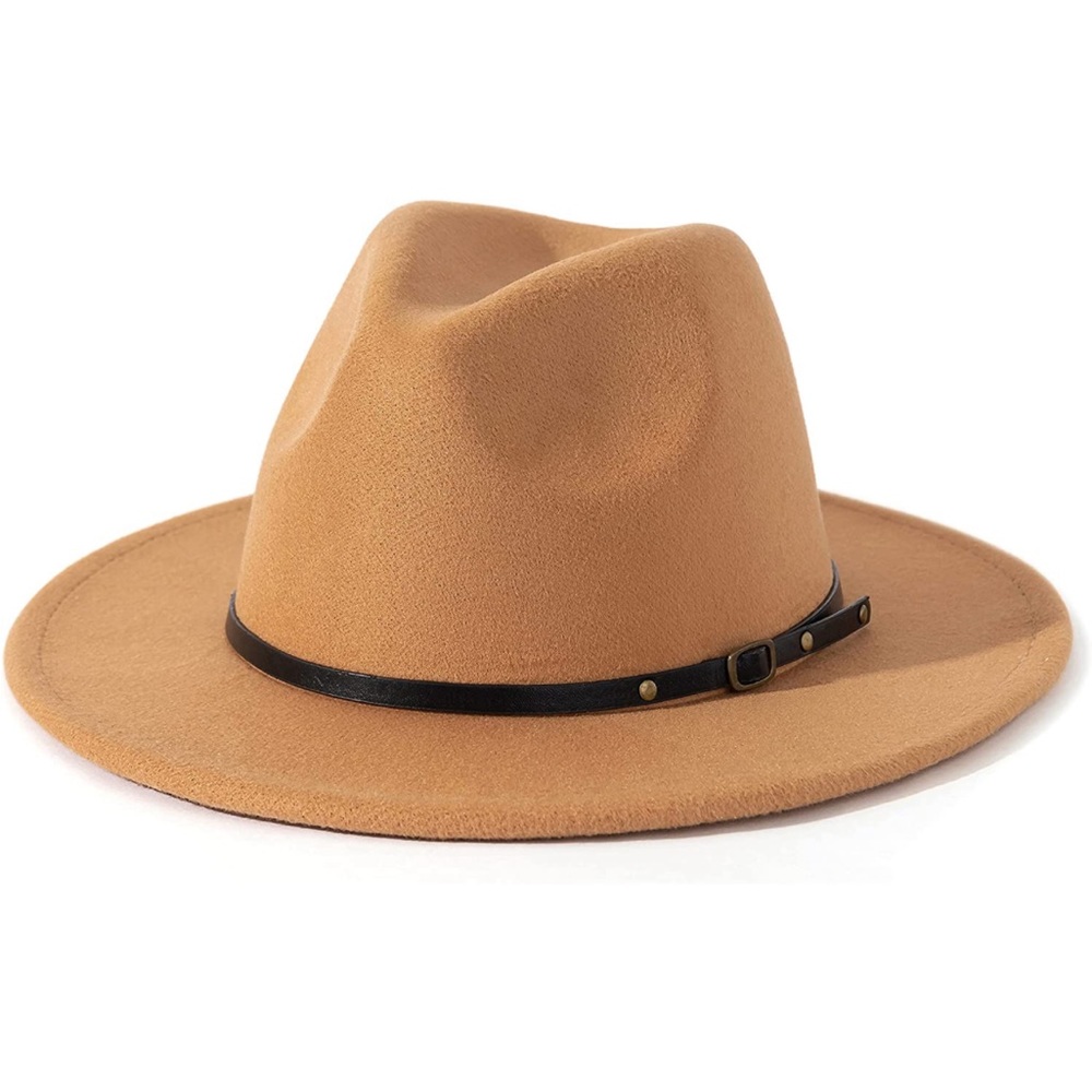 LISIANTHUS | CAMEL FEDORA HAT
